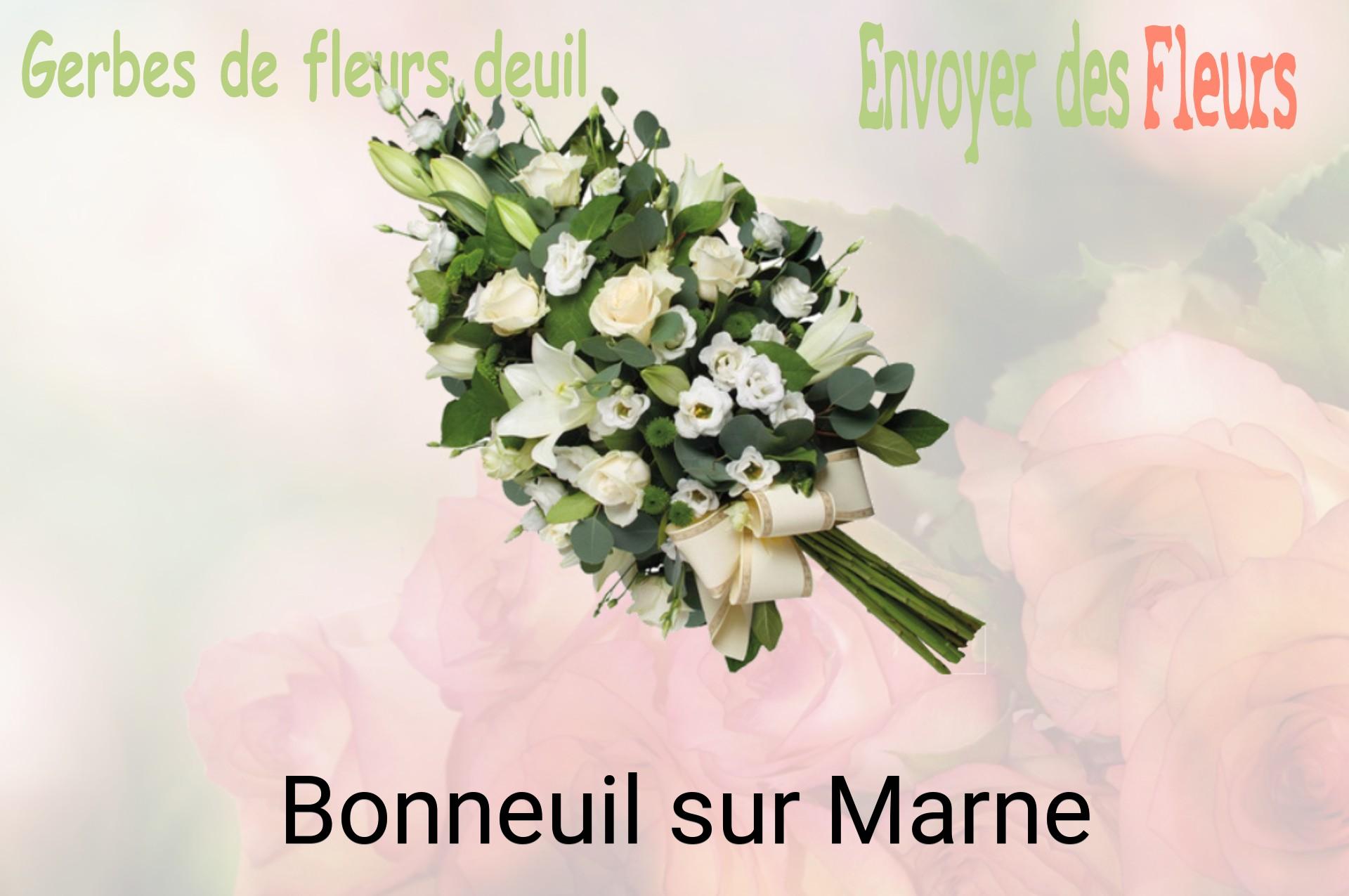 Gerbe de fleurs de deuil livrée à Bonneuil-sur-Marne